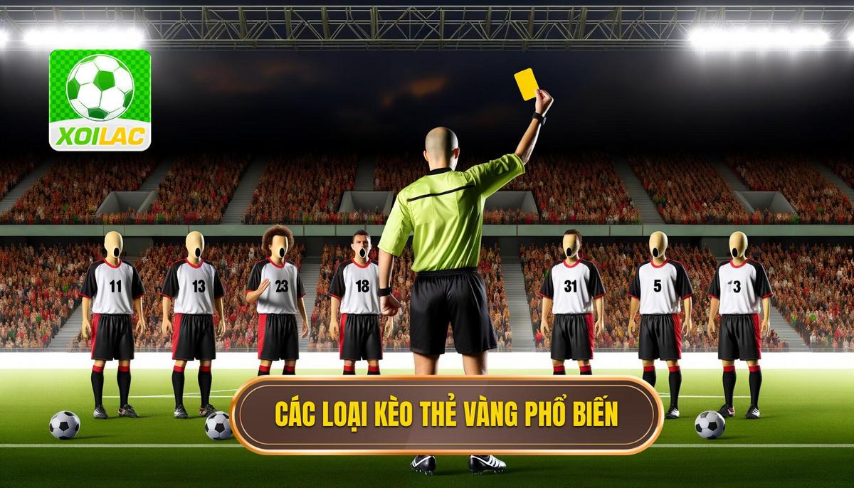 Phân loại Kèo thẻ vàng phổ biến