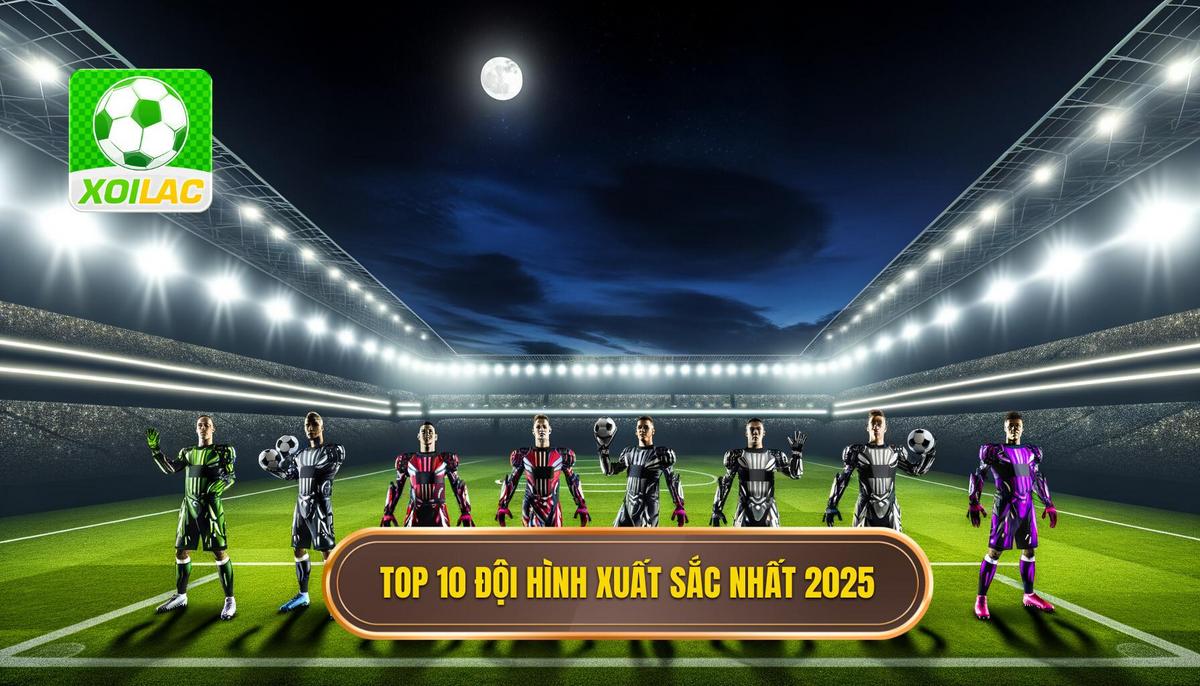 Top 10 đội hình xuất sắc nhất 2025