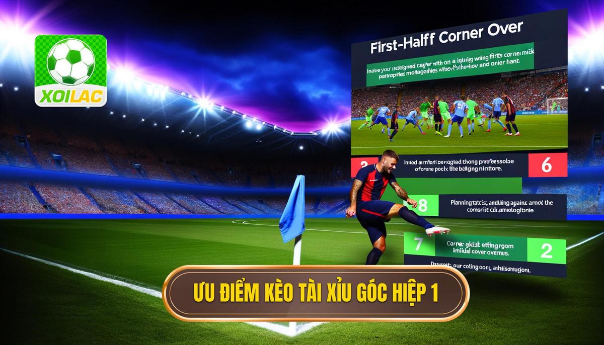 Ưu điểm khi chơi kèo tài xỉu góc hiệp 1