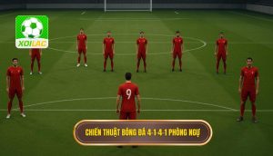 Chiến thuật bóng đá 4-1-4-1 phòng ngự