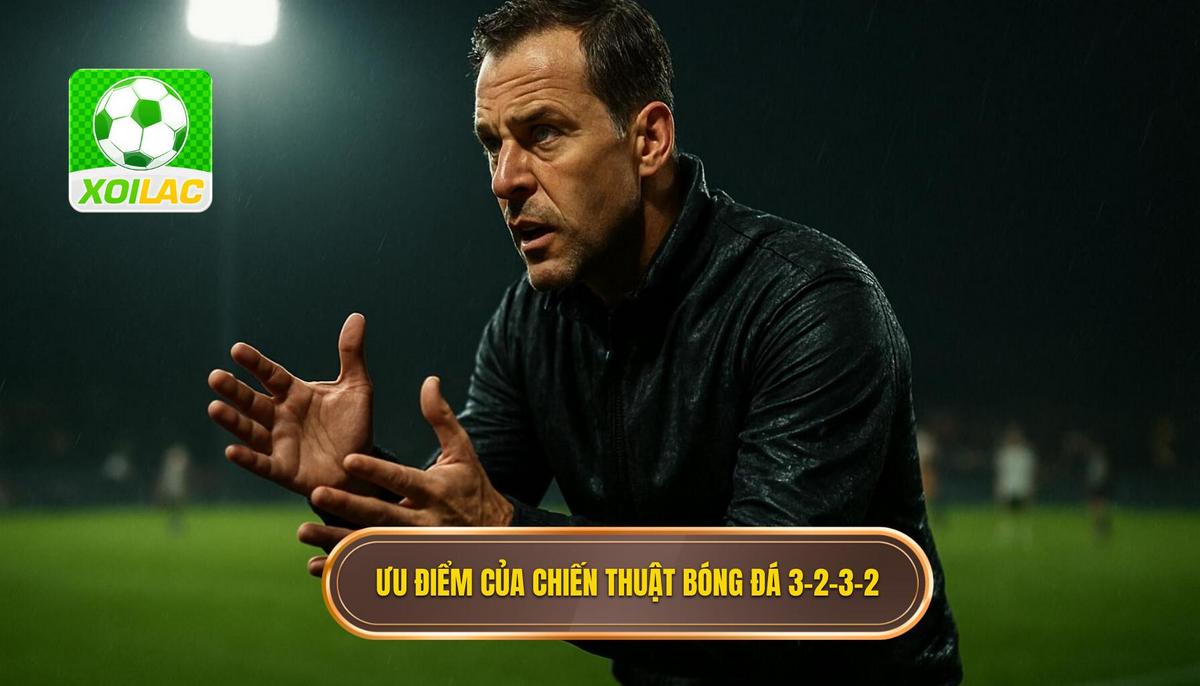 Ưu điểm vượt trội khi triển khai Chiến thuật bóng đá 3-2-3-2