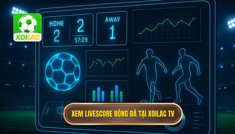 2. Xem livescore bóng đá tại Xoilac TV