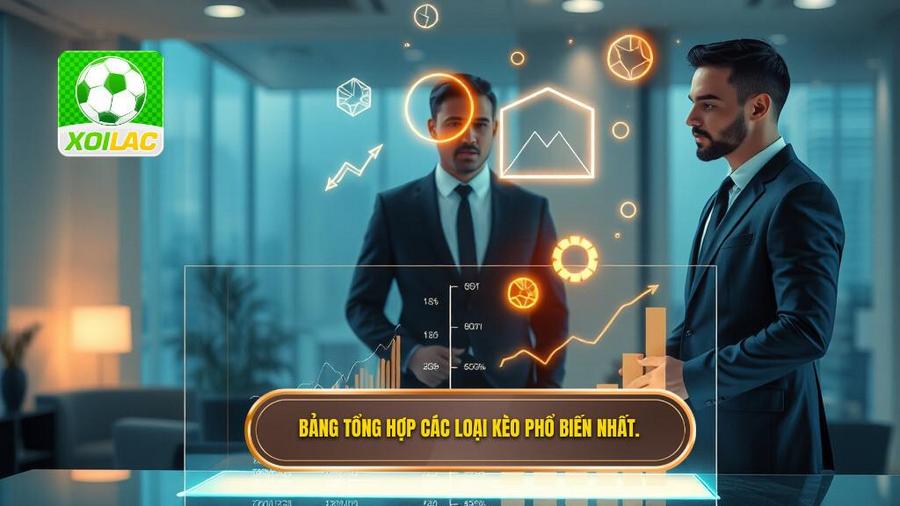 3. Bảng tổng hợp các loại kèo phổ biến nhất.
