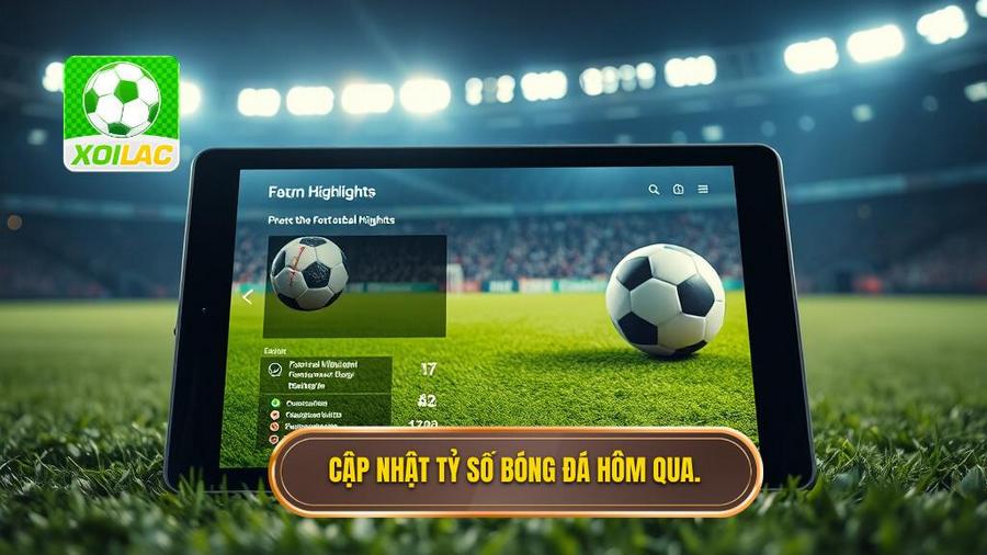 3. Cập nhật tỷ số bóng đá hôm qua.