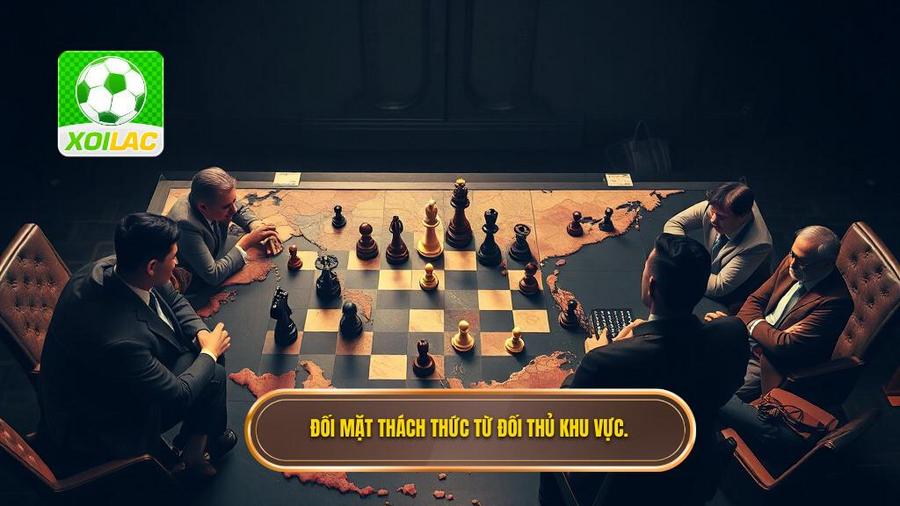 3. Đối mặt thách thức từ đối thủ khu vực.