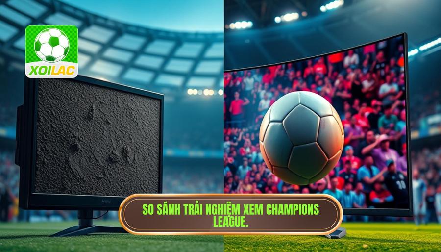 Bảng so sánh trải nghiệm xem Champions League Bảng so sánh trải nghiệm xem Champions League